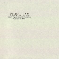 2000-08-10: West Palm Beach, FL, USA (#31) by Pearl Jam