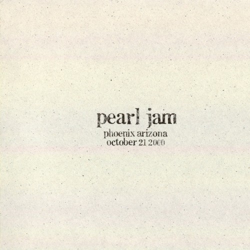 2000-10-21: Desert Sky Pavilion, Phoenix, AZ, USA (#61) cover