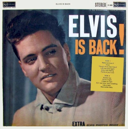 Elvis Is Back! cover