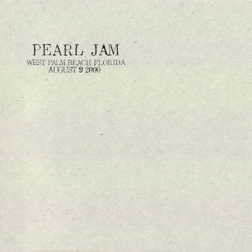 2000-08-09: West Palm Beach, FL, USA (#30) cover
