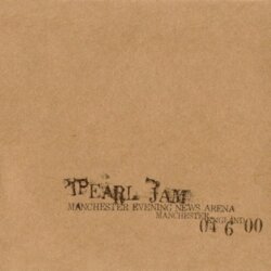 2000-06-04: Manchester Evening News Arena, Manchester, UK (#8) by Pearl Jam