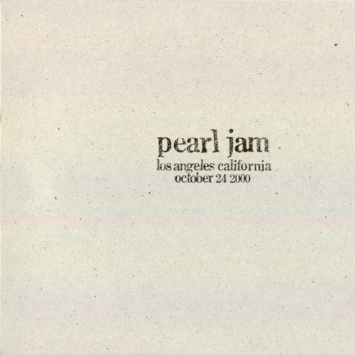 2000-10-24: Los Angeles, CA, USA (#63) cover