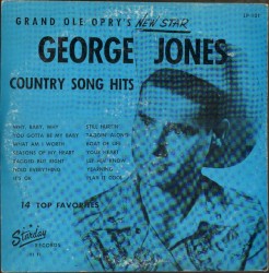 Grand Ole Opry’s New Star George Jones Country Song Hits – George Jones